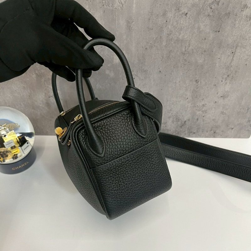 Hermes Mini Lindy 黑金 U刻-2