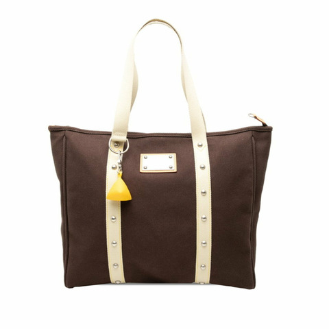 路易威登 Antigua Cup Cabas GM 手提包單肩包 M80662 棕色帆布 女士 LOUIS VUITTON