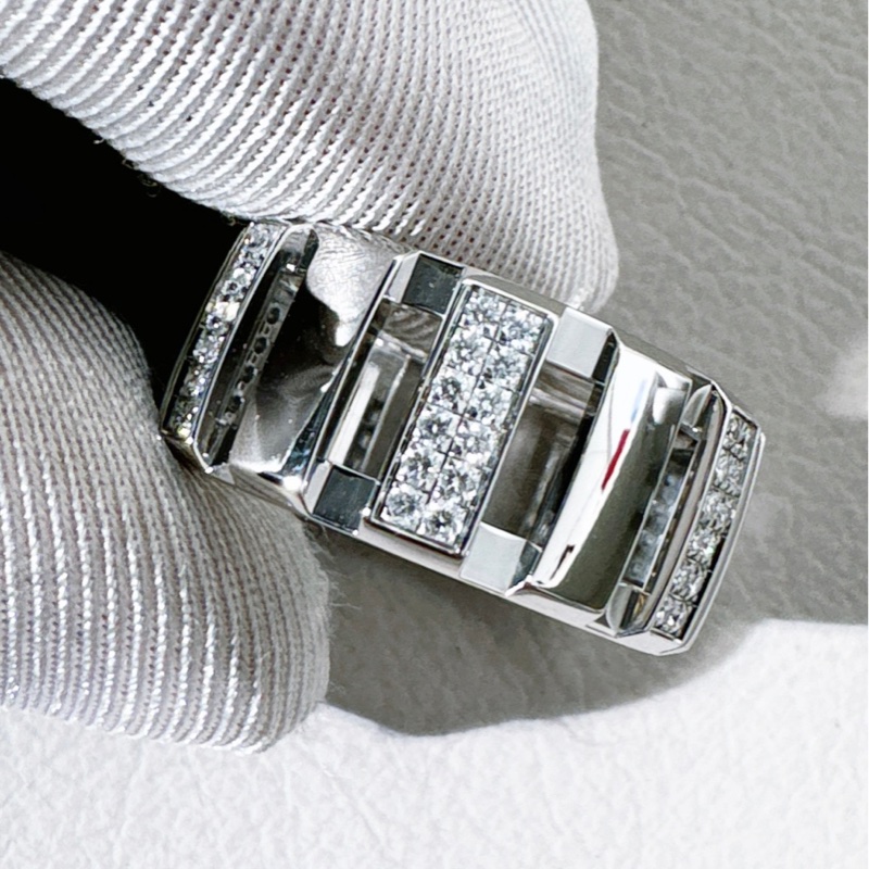 Chaumet尚美 class one 白金鑲鑽戒指，57 號-6