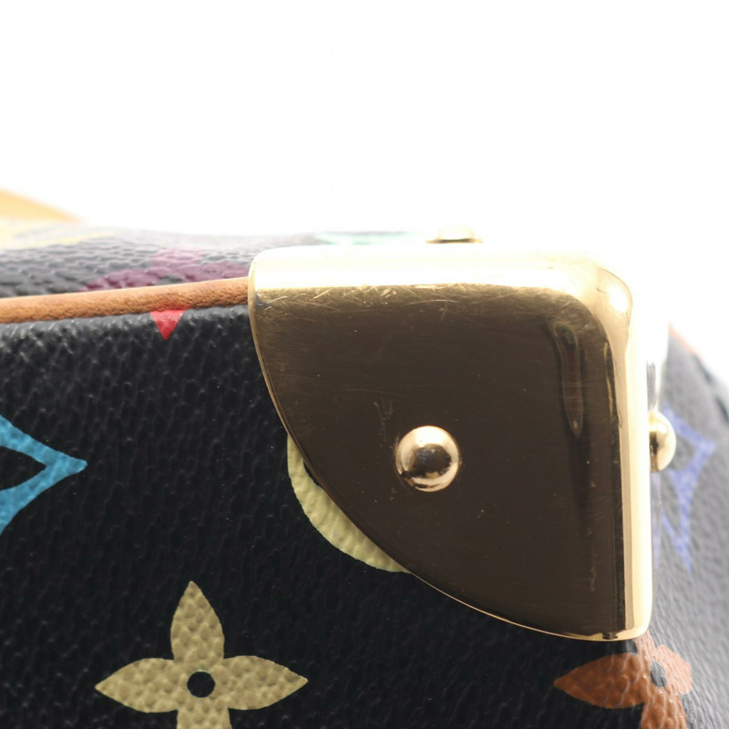 路易威登 Trouville 手提包 M92662 Monogram Multicolore Noir 二手女款-6
