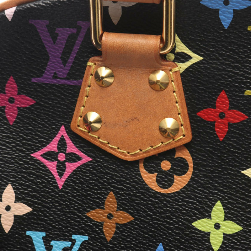 路易威登 Trouville 手提包 M92662 Monogram Multicolore Noir 二手女款-7