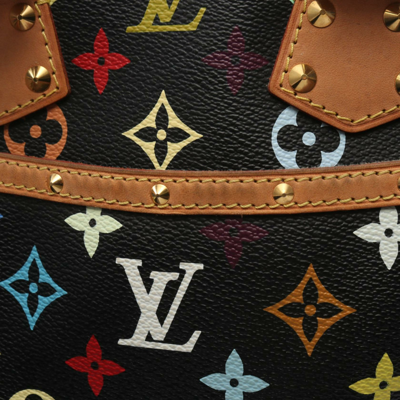 路易威登 Trouville 手提包 M92662 Monogram Multicolore Noir 二手女款-9