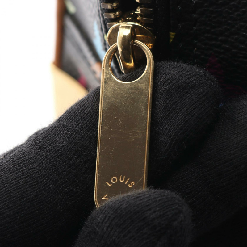 路易威登 Trouville 手提包 M92662 Monogram Multicolore Noir 二手女款-10