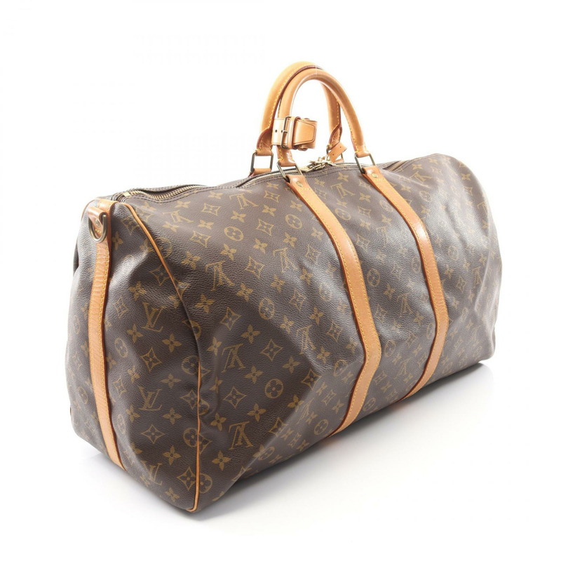 路易威登 Keepall Bandouriere 55 旅行手提包 M41414 Monogram 皮革 LV-1