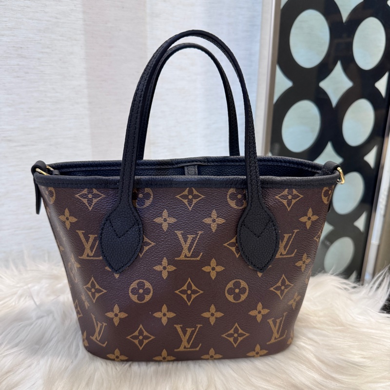 LV Neverfull Inside Out BB 新款雙面用 近全新 晶片款-8
