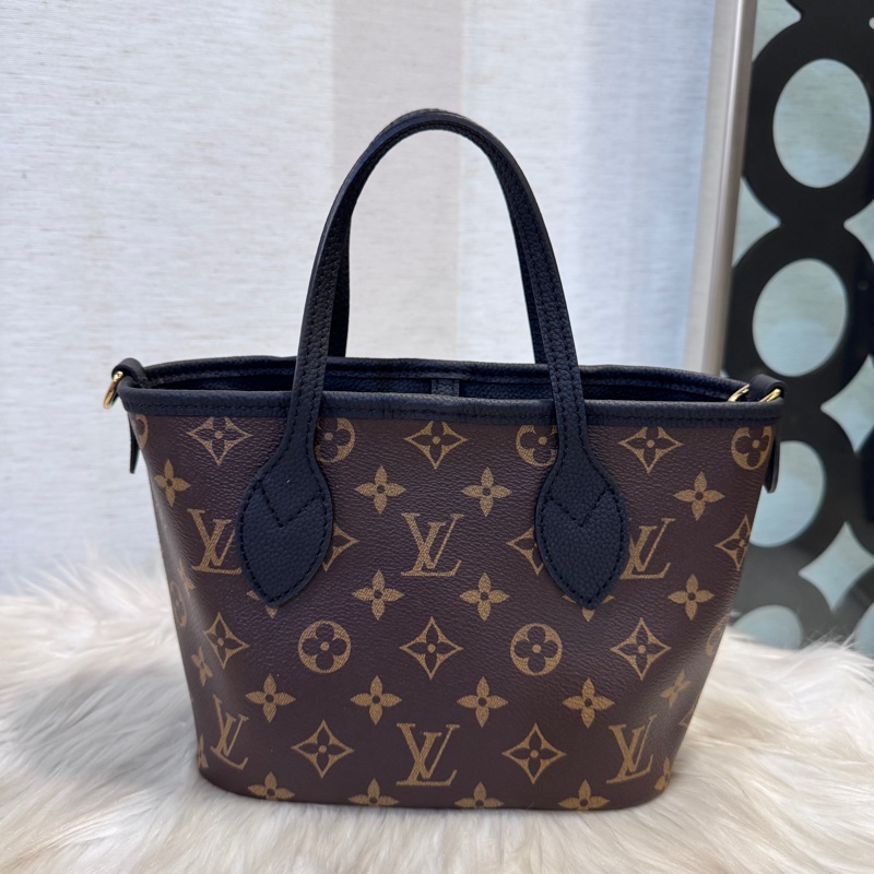 LV Neverfull Inside Out BB 新款雙面用 近全新 晶片款-9
