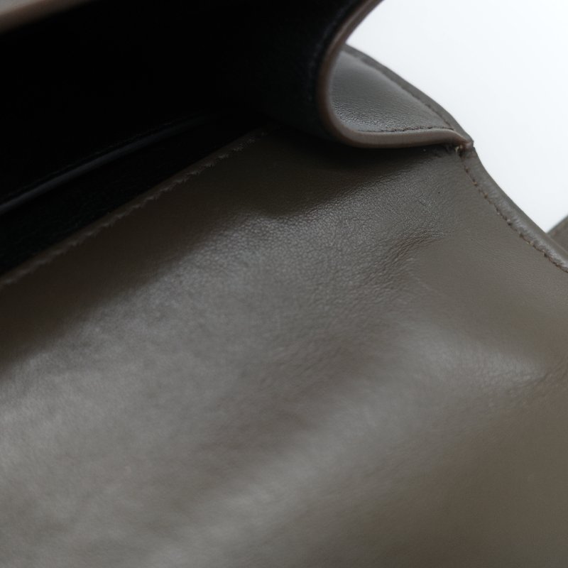 Saint Laurent 聖羅蘭 Spontini 咖啡棕色 小牛皮 牛皮  翻蓋式 斜背包馬鞍包-29