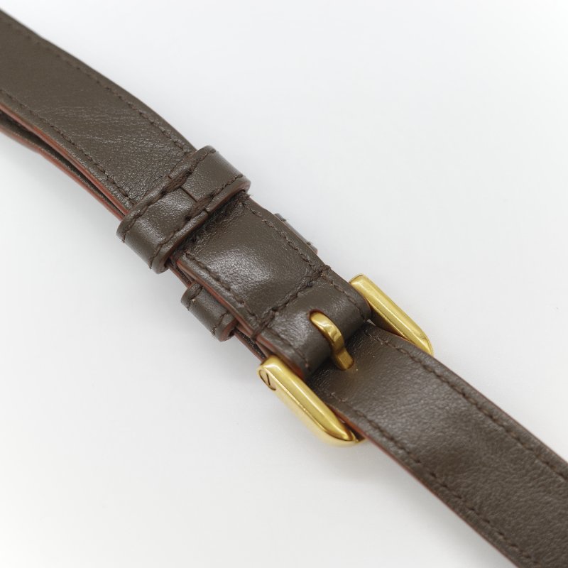 Saint Laurent 聖羅蘭 Spontini 咖啡棕色 小牛皮 牛皮  翻蓋式 斜背包馬鞍包-38