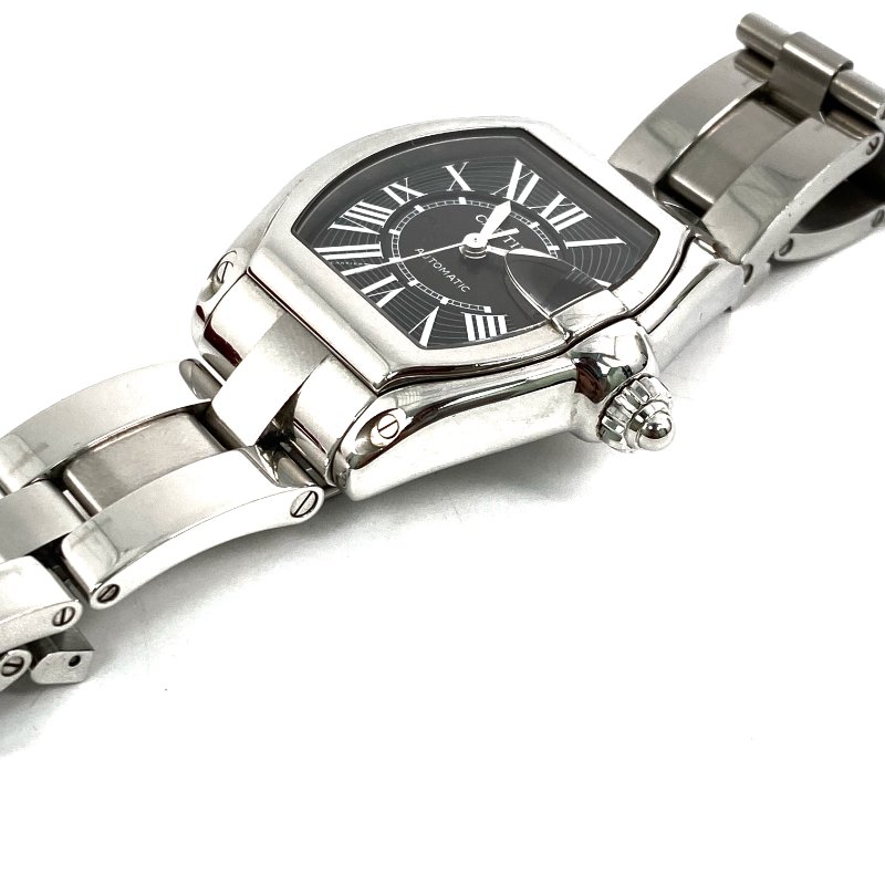 △ Cartier 卡地亞 Silver Stainless Steel Roadster Automatic Watch 2510 銀色不鏽鋼自動手錶 - 267005685-1
