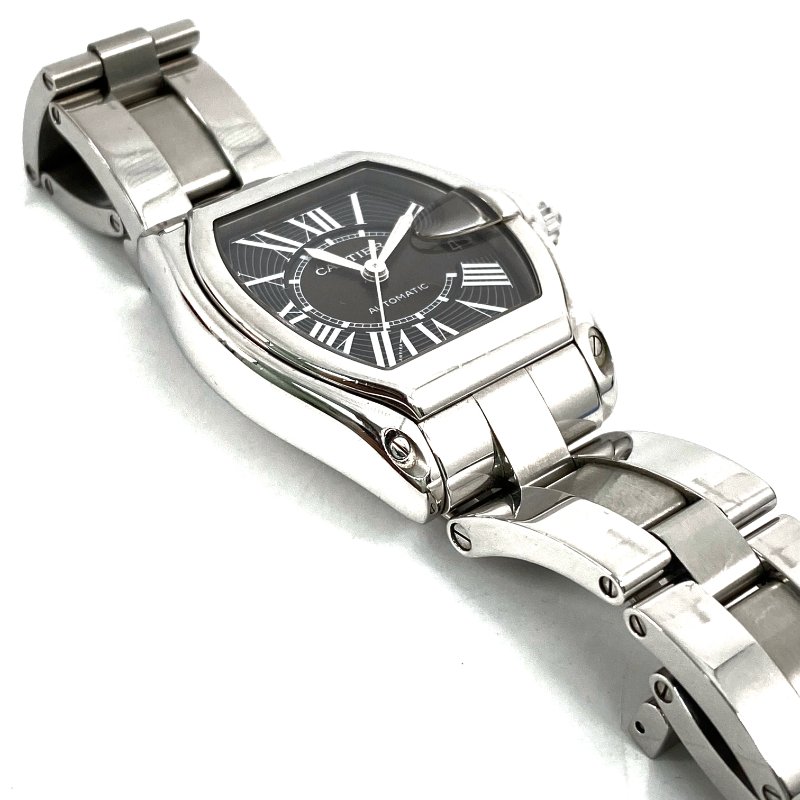 △ Cartier 卡地亞 Silver Stainless Steel Roadster Automatic Watch 2510 銀色不鏽鋼自動手錶 - 267005685-2