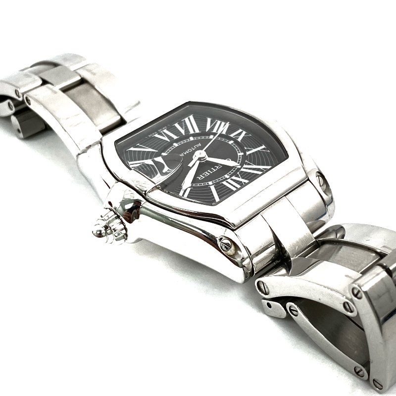 △ Cartier 卡地亞 Silver Stainless Steel Roadster Automatic Watch 2510 銀色不鏽鋼自動手錶 - 267005685-4