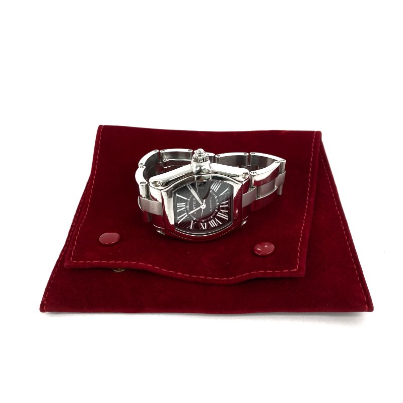 △ Cartier 卡地亞 Silver Stainless Steel Roadster Automatic Watch 2510 銀色不鏽鋼自動手錶 - 267005685-10