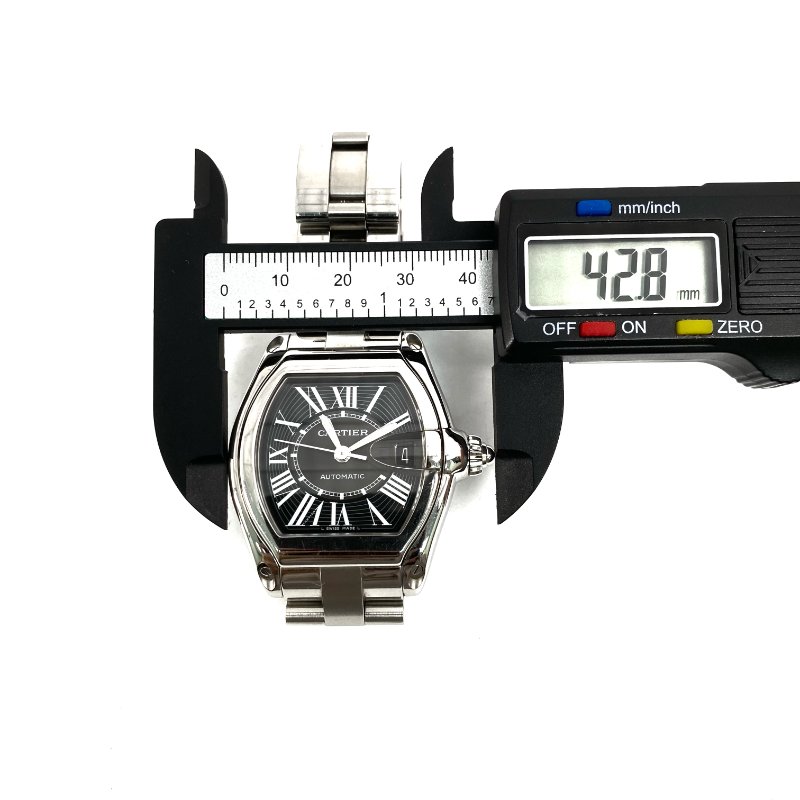 △ Cartier 卡地亞 Silver Stainless Steel Roadster Automatic Watch 2510 銀色不鏽鋼自動手錶 - 267005685-11