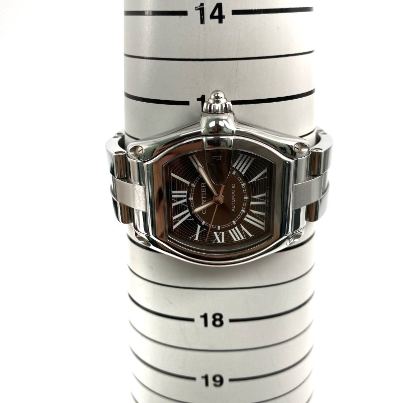 △ Cartier 卡地亞 Silver Stainless Steel Roadster Automatic Watch 2510 銀色不鏽鋼自動手錶 - 267005685-12
