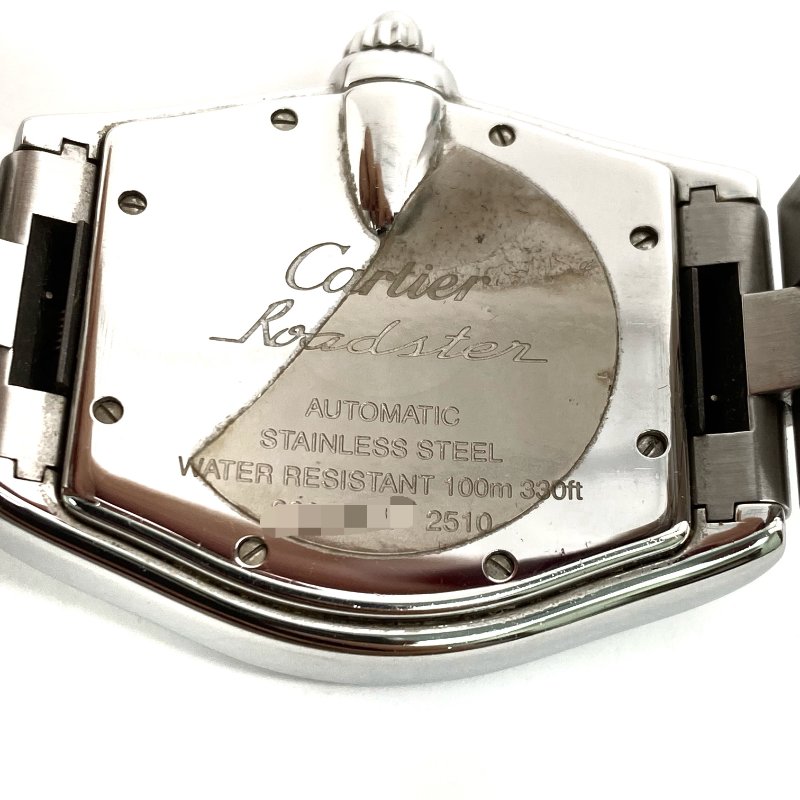 △ Cartier 卡地亞 Silver Stainless Steel Roadster Automatic Watch 2510 銀色不鏽鋼自動手錶 - 267005685-14