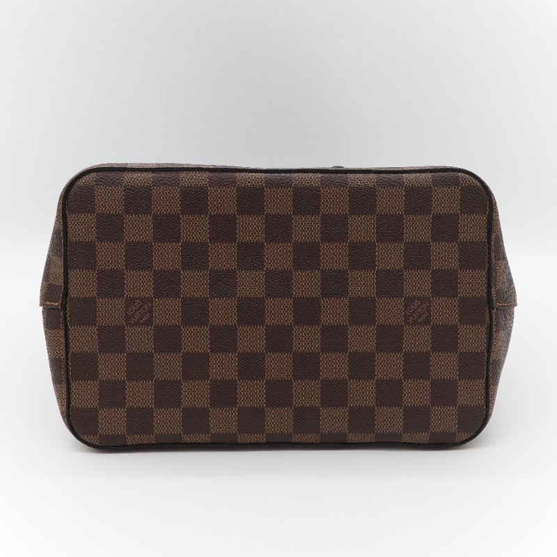 Louis Vuitton 路易威登 NéoNoé MM 經典棕色 Damier 棋盤格紋 帆布 拼接彩色 皮革飾邊 中型水桶包-7