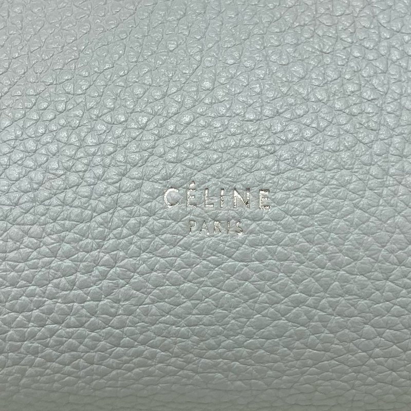 ☆ Celine 思琳 Light Blue Calfskin Sangle Shoulder Bag 淺藍色小牛皮肩背袋 - 267005468-2