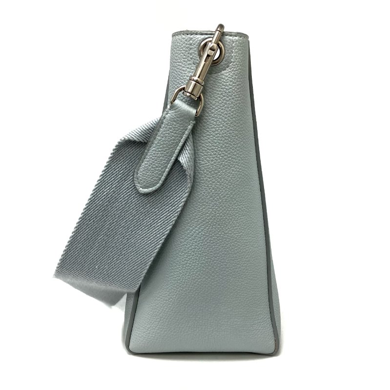 ☆ Celine 思琳 Light Blue Calfskin Sangle Shoulder Bag 淺藍色小牛皮肩背袋 - 267005468-3