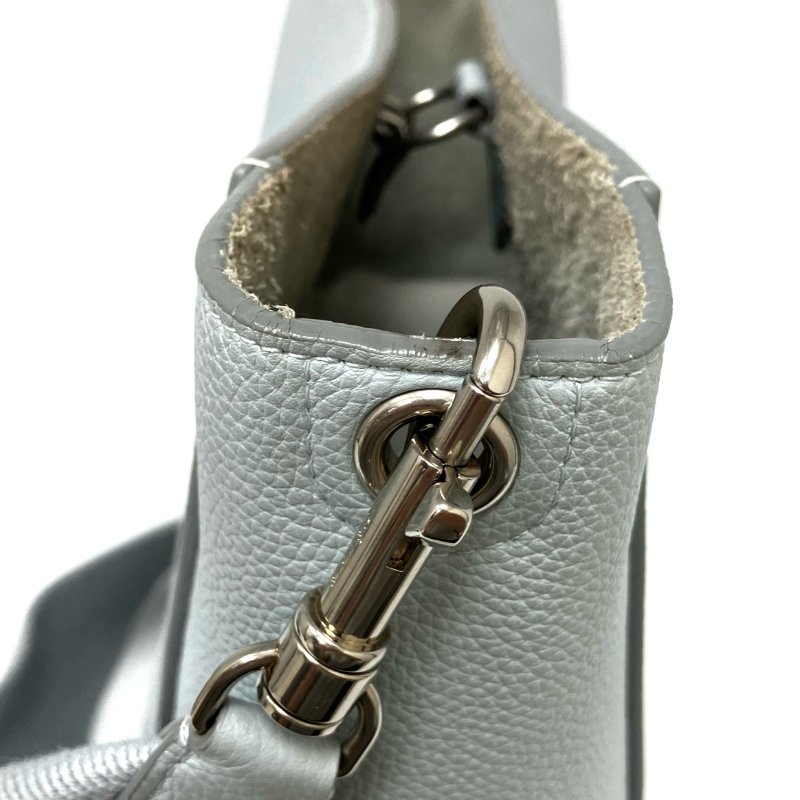 ☆ Celine 思琳 Light Blue Calfskin Sangle Shoulder Bag 淺藍色小牛皮肩背袋 - 267005468-4