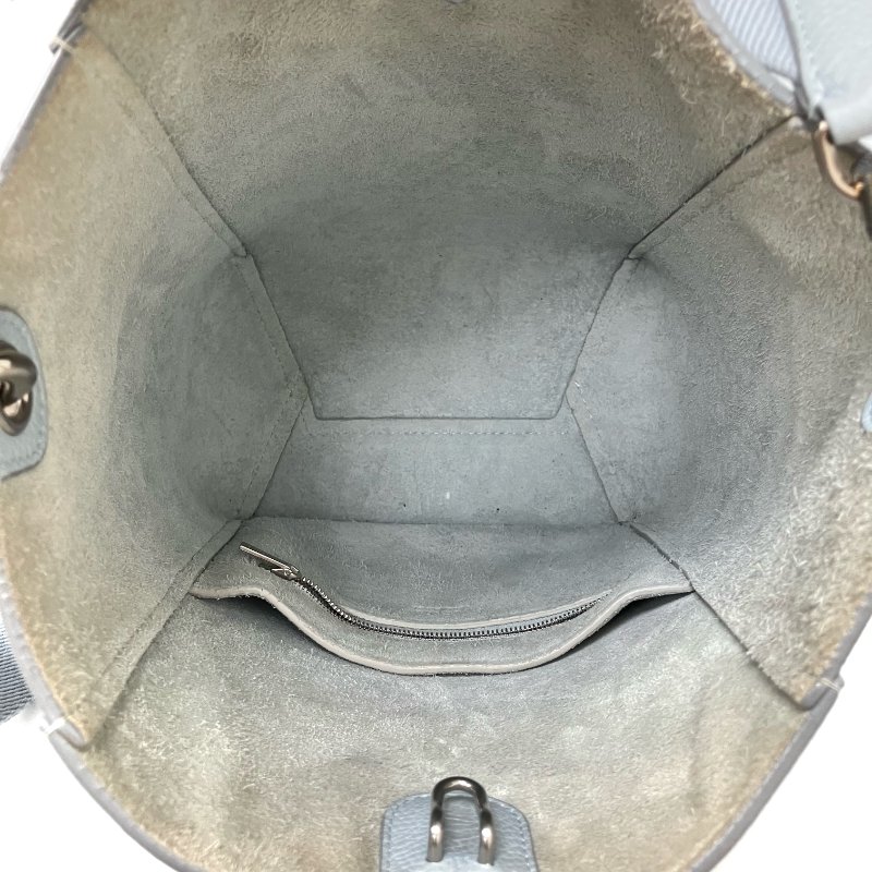 ☆ Celine 思琳 Light Blue Calfskin Sangle Shoulder Bag 淺藍色小牛皮肩背袋 - 267005468-17