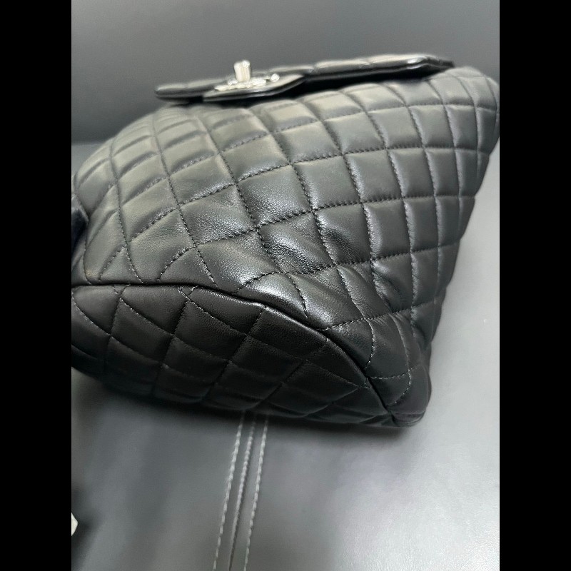 Chanel Backpack small
黑銀光面皮小號-8