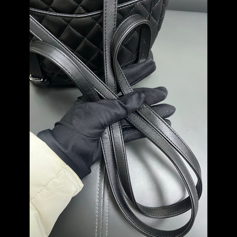Chanel Backpack small
黑銀光面皮小號-15