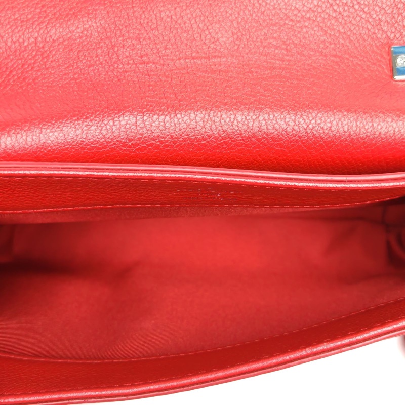 LOUIS VUITTON LockmeIIBB紅色牛皮銀扣2016-5