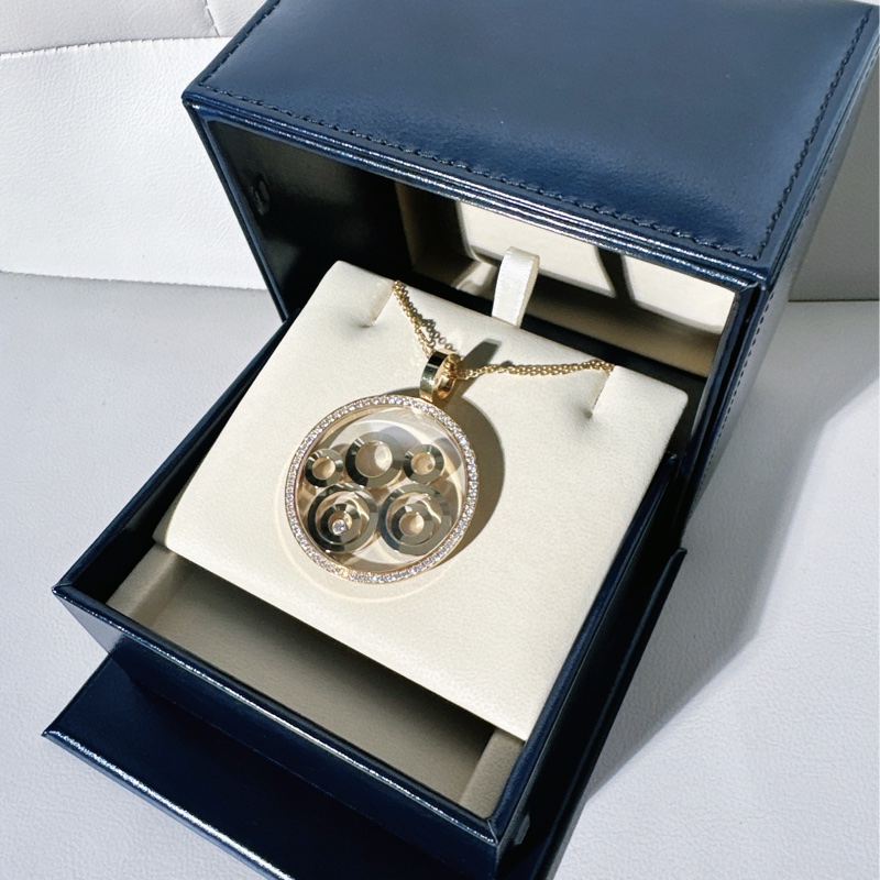 Chopard 蕭邦 Vintage， Happy Spirit 快樂鑽，5 圈超大號項鍊-4