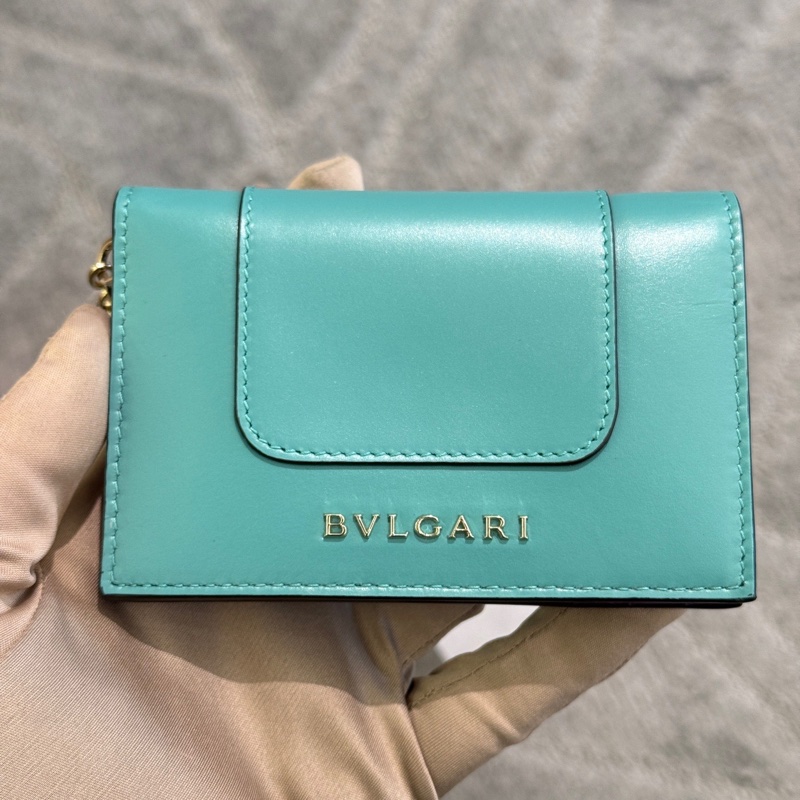 閒置新寶格麗SERPENTI FOREVER蛇頭卡包 錢包，原裝包裝都在，有質保卡，尺寸約11.5x8cm-2