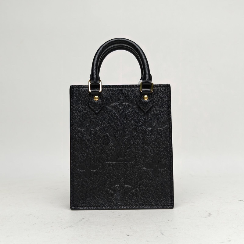 LOUIS VUITTON PETITSACPLAT琴譜包14黑色牛皮晶片-2