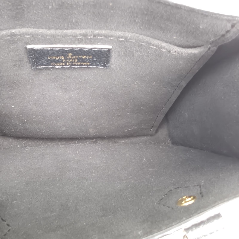 LOUIS VUITTON PETITSACPLAT琴譜包14黑色牛皮晶片-4