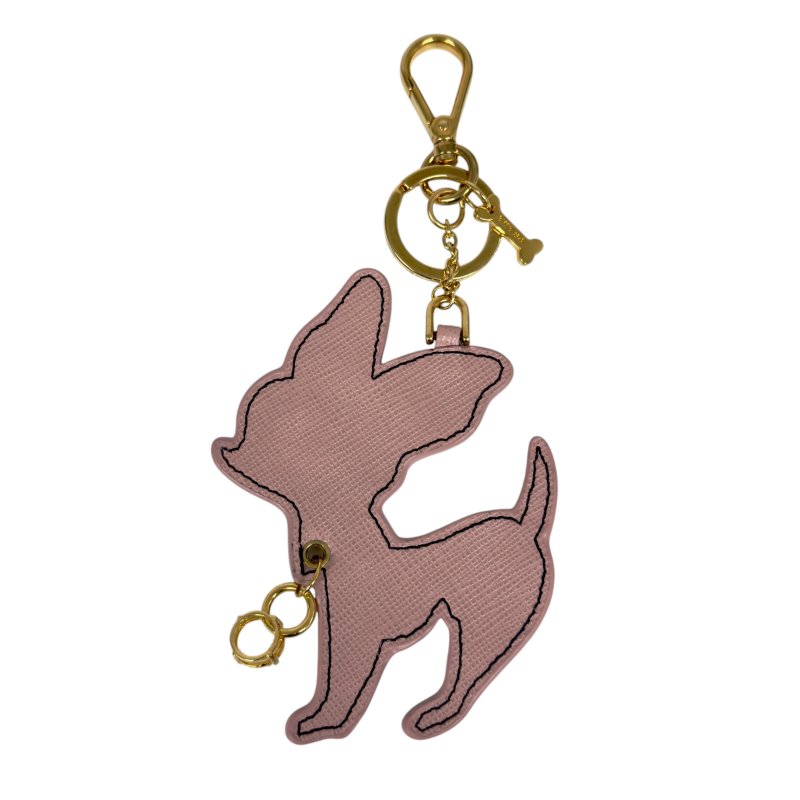 PRADA 狗狗 掛飾-4