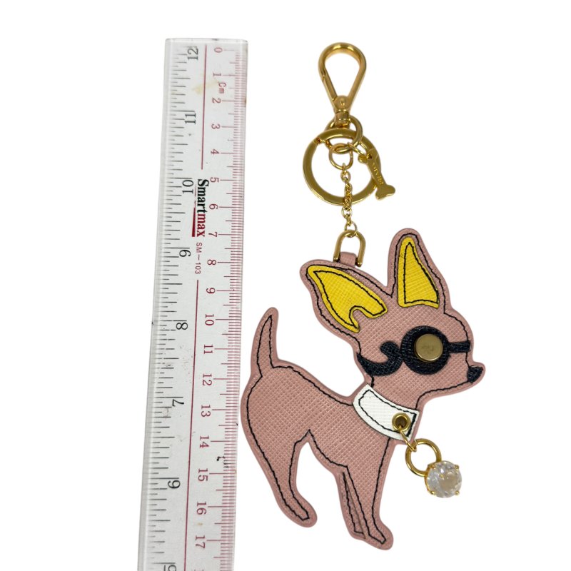 PRADA 狗狗 掛飾-8