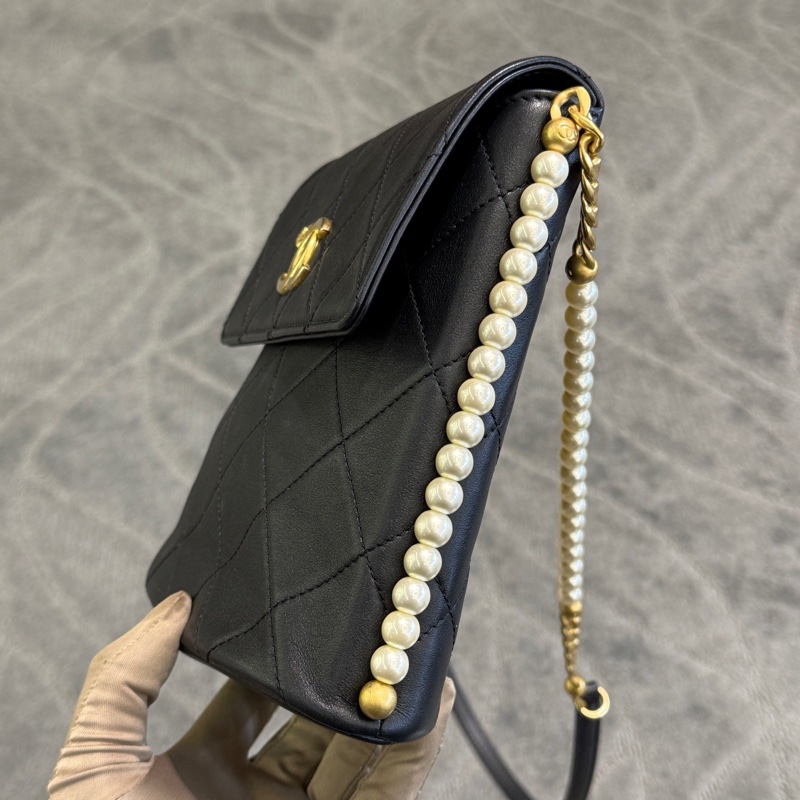 CHANEL香奈儿流浪珍珠嬉皮包，限量款很难买哦，31开，无附件-2