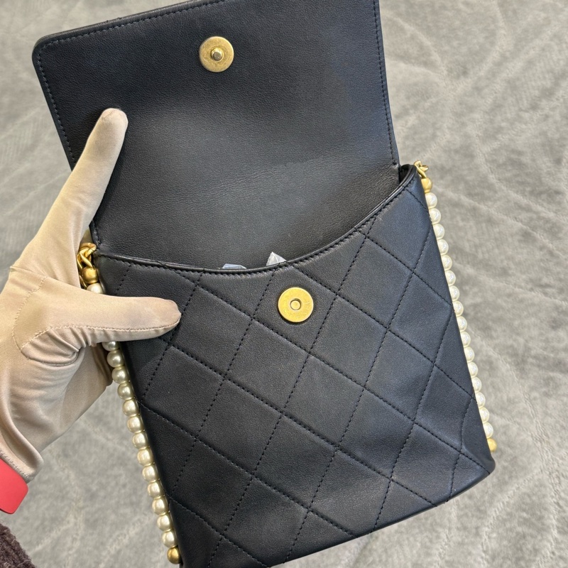 CHANEL香奈儿流浪珍珠嬉皮包，限量款很难买哦，31开，无附件-5