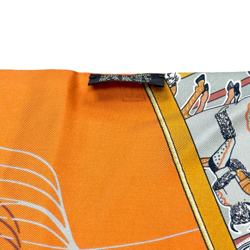 HERMES Carre en Carres Maxi Twilly 長絲巾-8