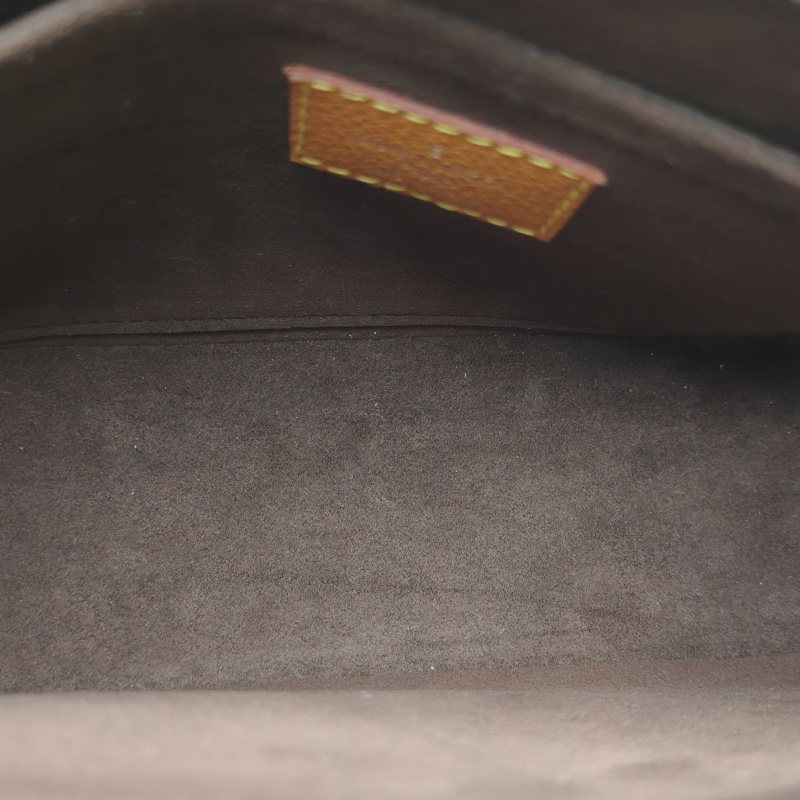 LOUIS VUITTON Marelle二合一腋下包焦糖色EPI水波紋牛皮銀扣晶片-5