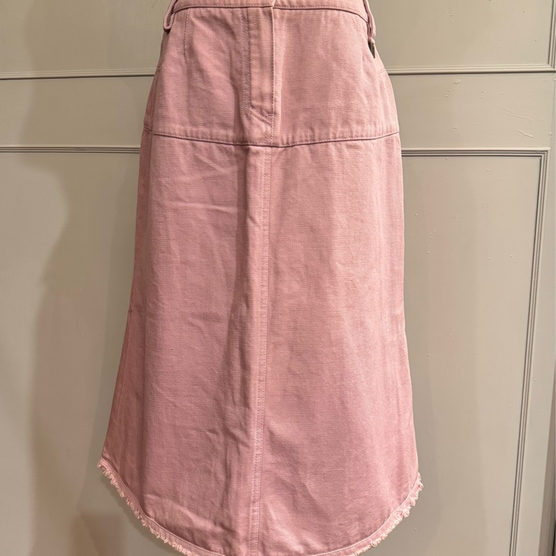 《新歡舊愛》全新正品LV路易威登紫粉紅色A幅中長版裙40適合M~L-0