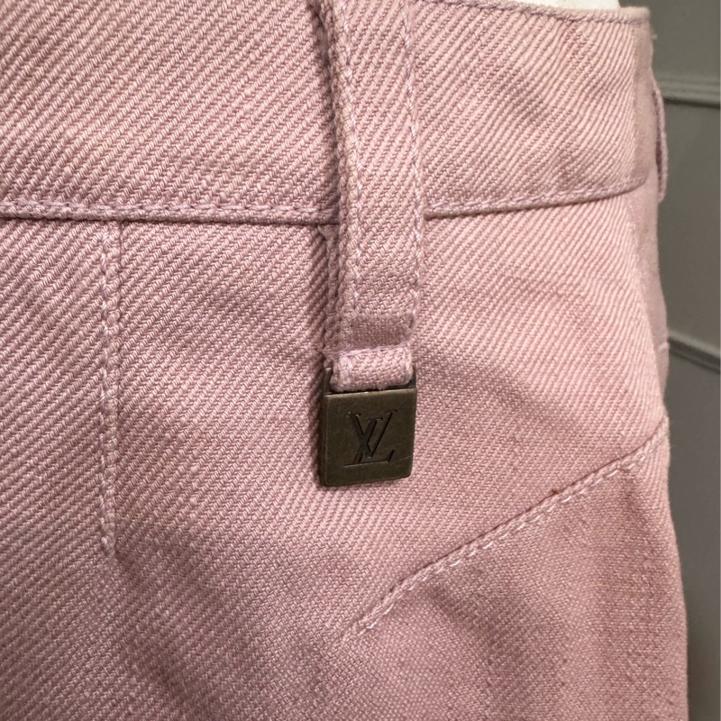 《新歡舊愛》全新正品LV路易威登紫粉紅色A幅中長版裙40適合M~L-4