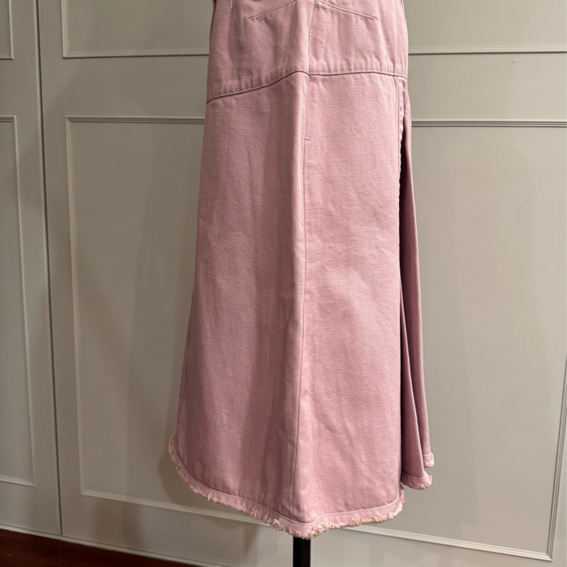 《新歡舊愛》全新正品LV路易威登紫粉紅色A幅中長版裙40適合M~L-7