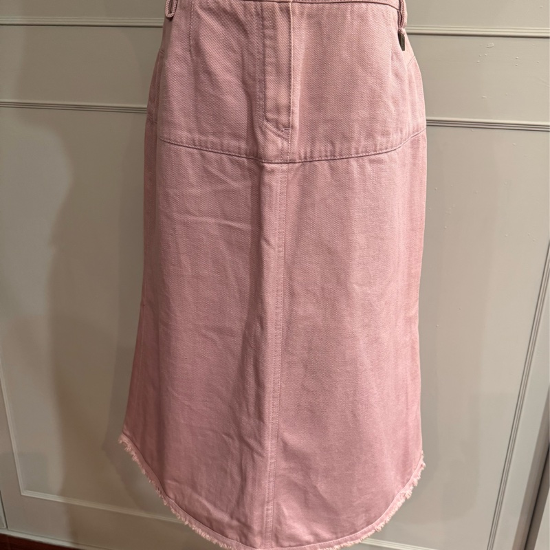 《新歡舊愛》全新正品LV路易威登紫粉紅色A幅中長版裙40適合M~L-8