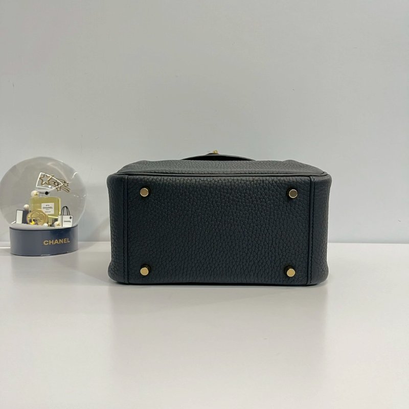 Hermes Mini Lindy 二代 黑金 全新 K 刻-6