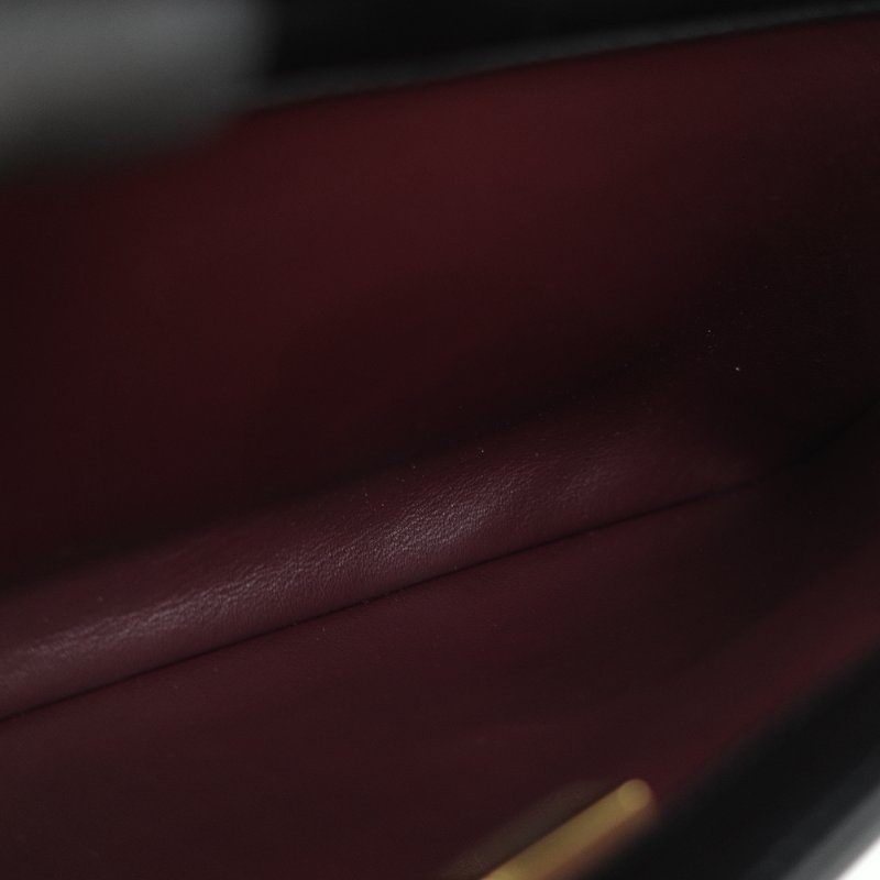 Chanel 香奈兒 Trendy CC 手把經典黑色 菱格紋絎縫 小羊皮 翻蓋式兩用包 肩背包 斜背包手提包-32