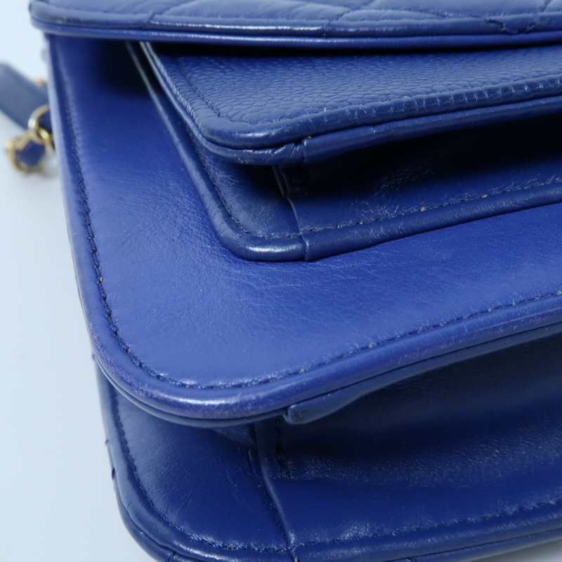 CHANEL 牛皮皮革2 Way Shoulder Bag金扣鏈帶手挽肩背兩用袋-6