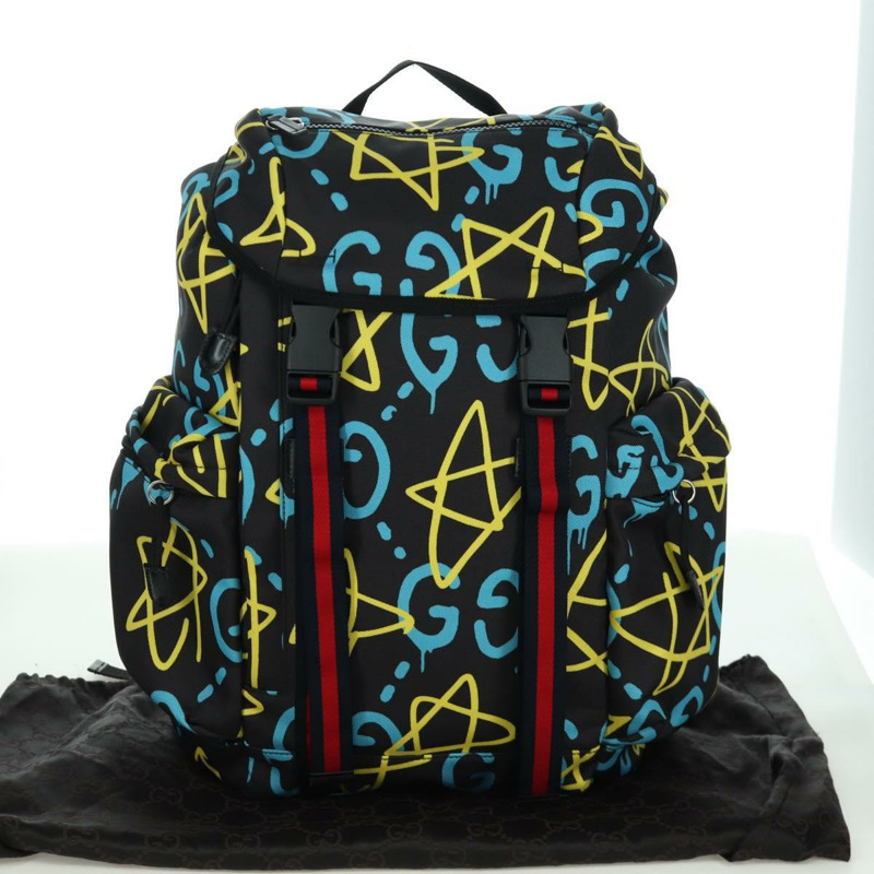 【日本直送】GUCCI Gucci Ghost Sherry Line帆布多色雙肩包 429037 正品 gh1884M-11
