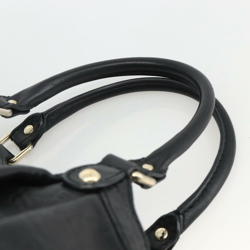 【日本直送】GUCCI GG帆布 Guccissima Sukey 手提包 皮革 黑色 金色 211944 正品 am11144A-7