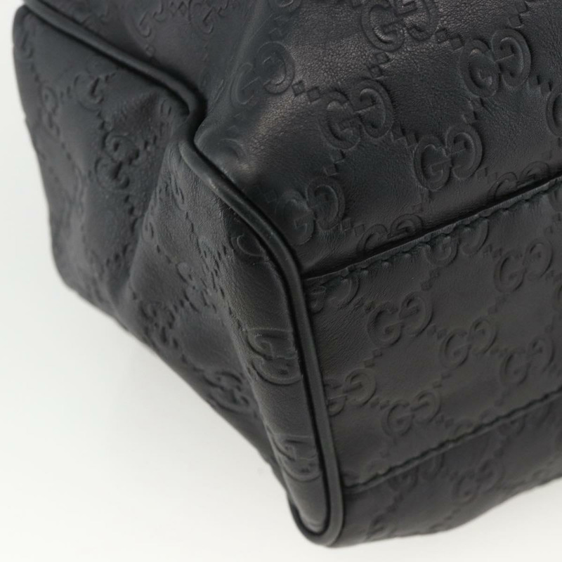 【日本直送】GUCCI GG帆布 Guccissima Sukey 手提包 皮革 黑色 金色 211944 正品 am11144A-13