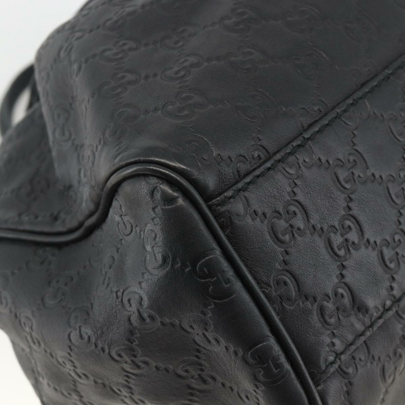 【日本直送】GUCCI GG帆布 Guccissima Sukey 手提包 皮革 黑色 金色 211944 正品 am11144A-15