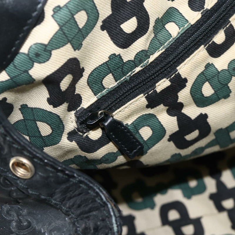 【日本直送】GUCCI GG帆布 Guccissima Sukey 手提包 皮革 黑色 金色 211944 正品 am11144A-19