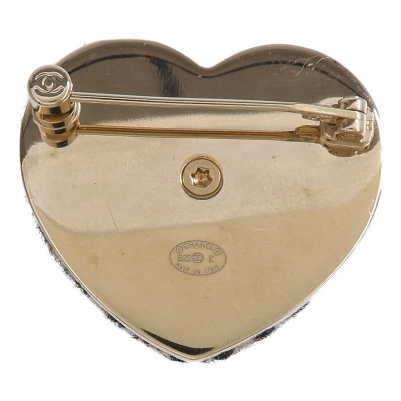 CHANEL 金屬/粗花呢Brooch胸針-3